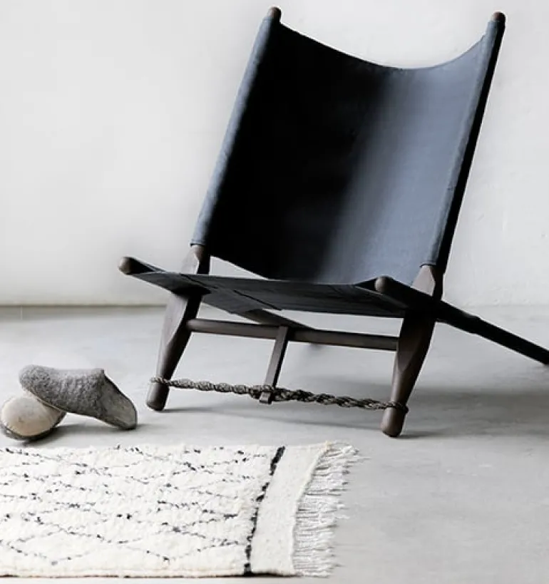 Skovshoved Møbelfabrik OGK safari chair, black painted beech - black