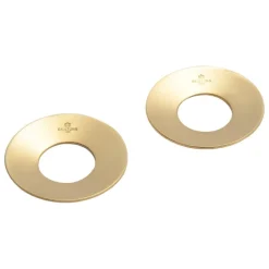 Skultuna Drip plate, large, set of 2, polished brass