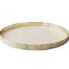 Skultuna Karui tray, L,  ivory white leather