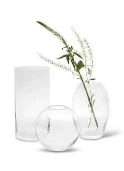 Spring Copenhagen Laine vase, ball, 13,5 cm, clear