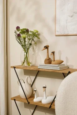 Spring Copenhagen Laine vase, oval, 20 cm, clear