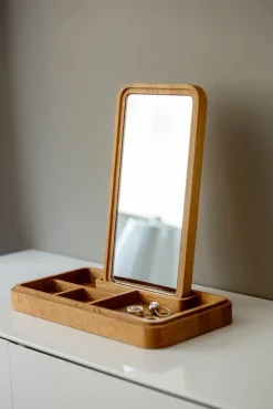 Spring Copenhagen Mirror Box, oak