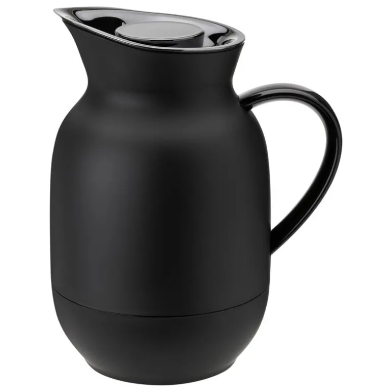 Stelton Amphora vacuum jug for coffee, 1 L, soft black