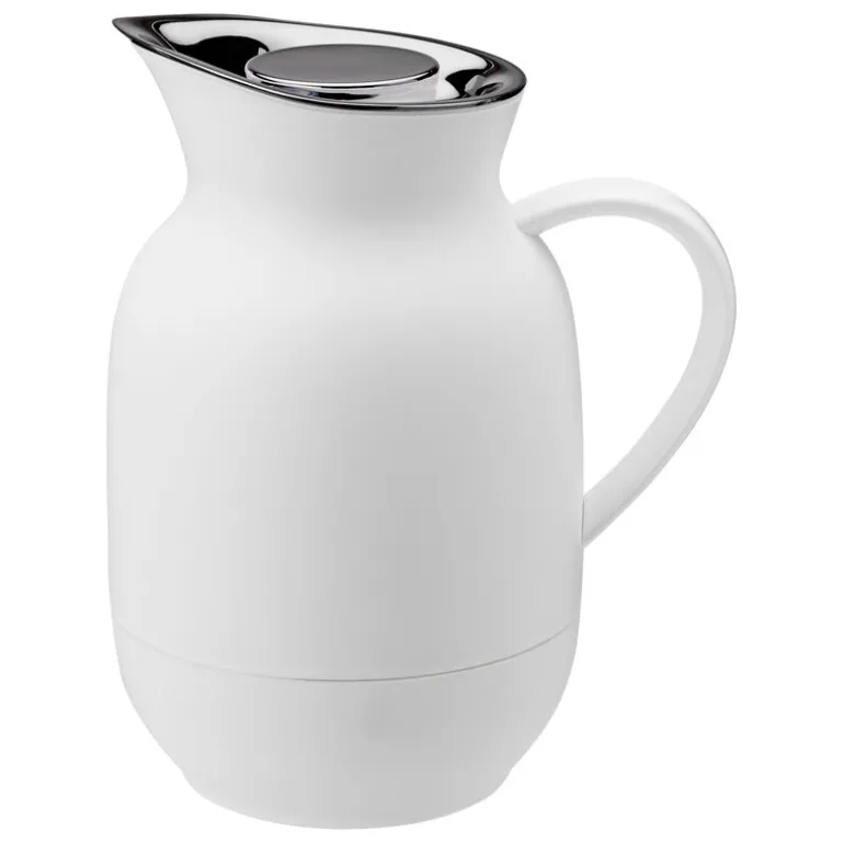 Stelton Amphora vacuum jug for coffee, 1 L, soft white