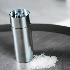 Stelton Arne Jacobsen salt mill, steel