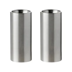 Stelton Arne Jacobsen salt and pepper set, steel