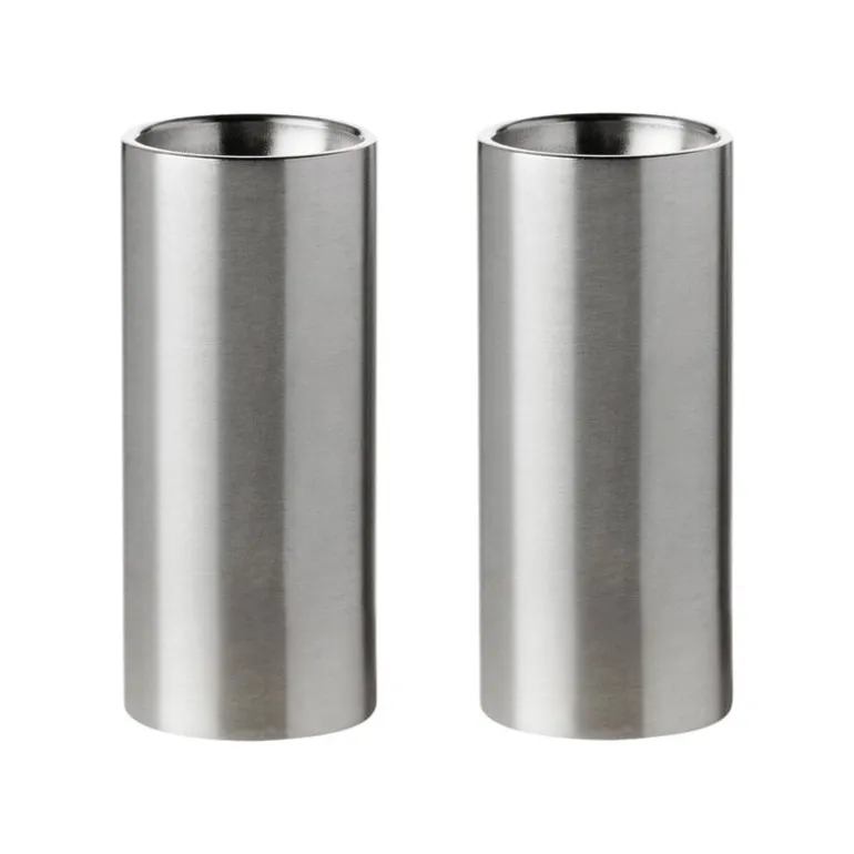 Stelton Arne Jacobsen salt and pepper set, steel