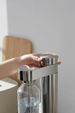 Stelton Brus carbonating bottle, 1,15 L, steel