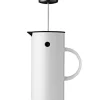 Stelton EM press coffee maker, white