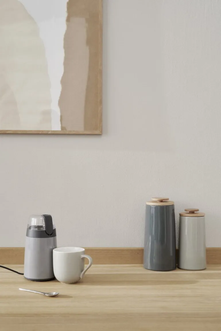 Stelton Emma coffee grinder, grey