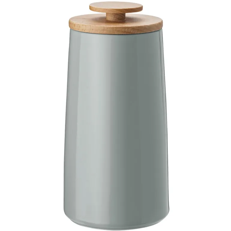 Stelton Emma storage jar, small, grey
