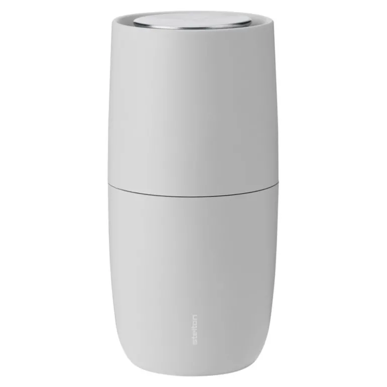 Stelton Foster salt mill, light grey