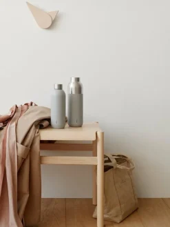 Stelton Keep Cool water bottle, 0,6 L, light grey