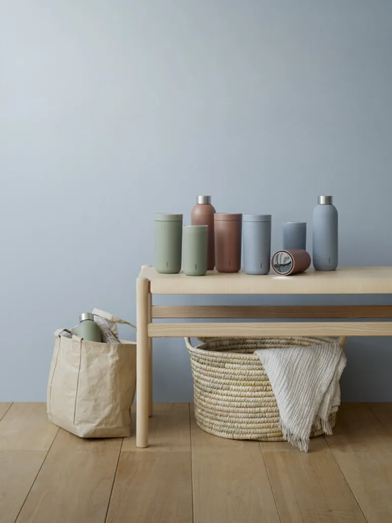 Stelton Keep Cool water bottle, 0,6 L, rust