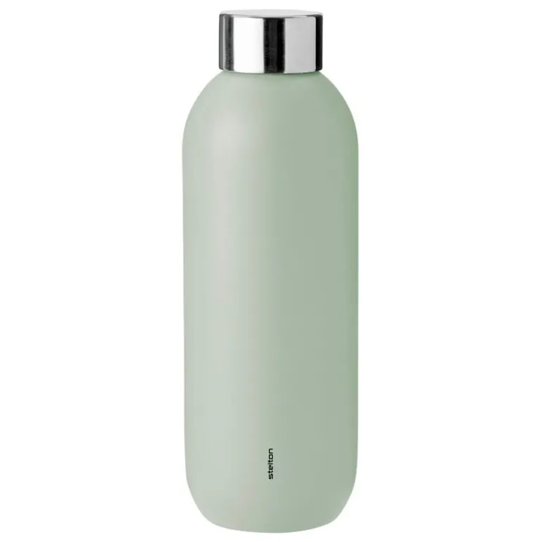 Stelton Keep Cool water bottle, 0.6 L, minty moss