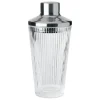 Stelton Pilastro cocktail shaker, chrome - clear