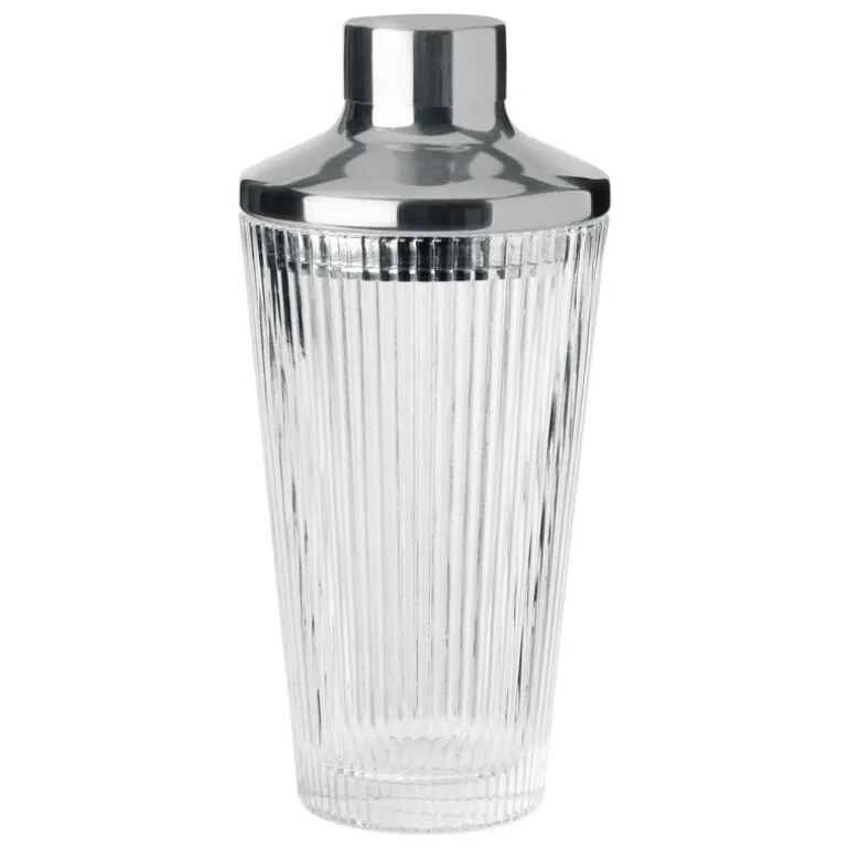 Stelton Pilastro cocktail shaker, chrome - clear