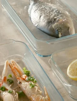 Stelton Pilastro ovenproof dish, 33.1 cm, clear