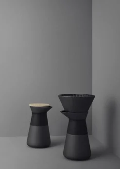 Stelton Theo milk jug, black