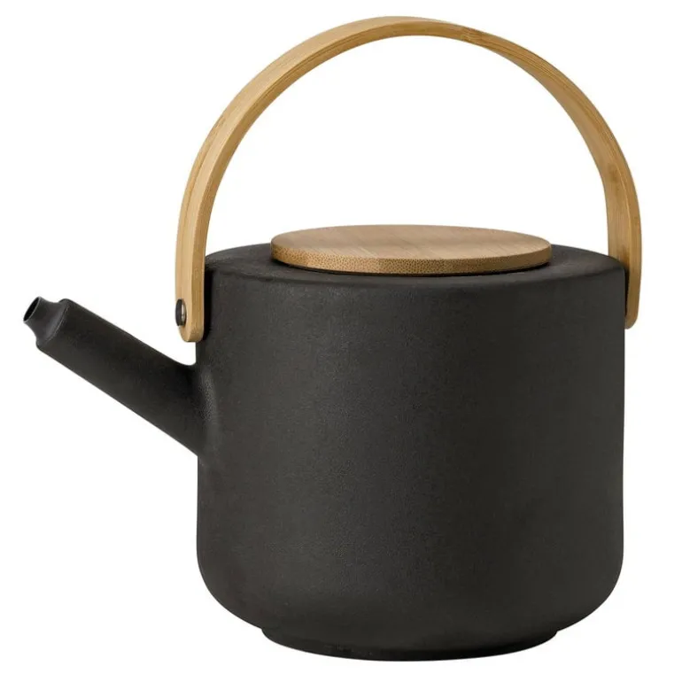Stelton Theo teapot, black