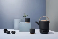 Stelton Theo teapot warmer, black