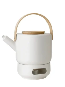 Stelton Theo teapot warmer, sand
