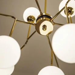 Stilnovo Galassia 12 pendant, gold - white