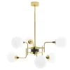 Stilnovo Galassia 6 pendant, gold - white