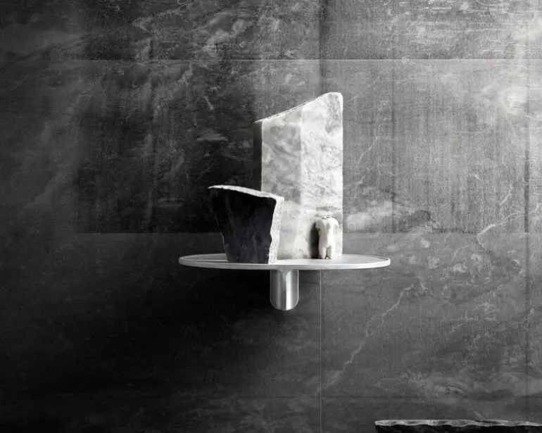 String Furniture Museum shelf, aluminium