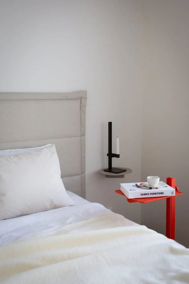 String Furniture Museum side table, orange