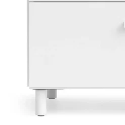 String Furniture Relief chest of drawers with legs, tall, white