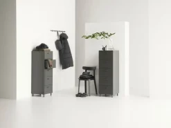 String Furniture Relief hook rail, medium, 82 cm, grey