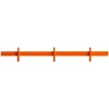 String Furniture Relief hook rail, small, 41 cm, orange