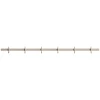 String Furniture Relief hook rail, medium, 82 cm, beige