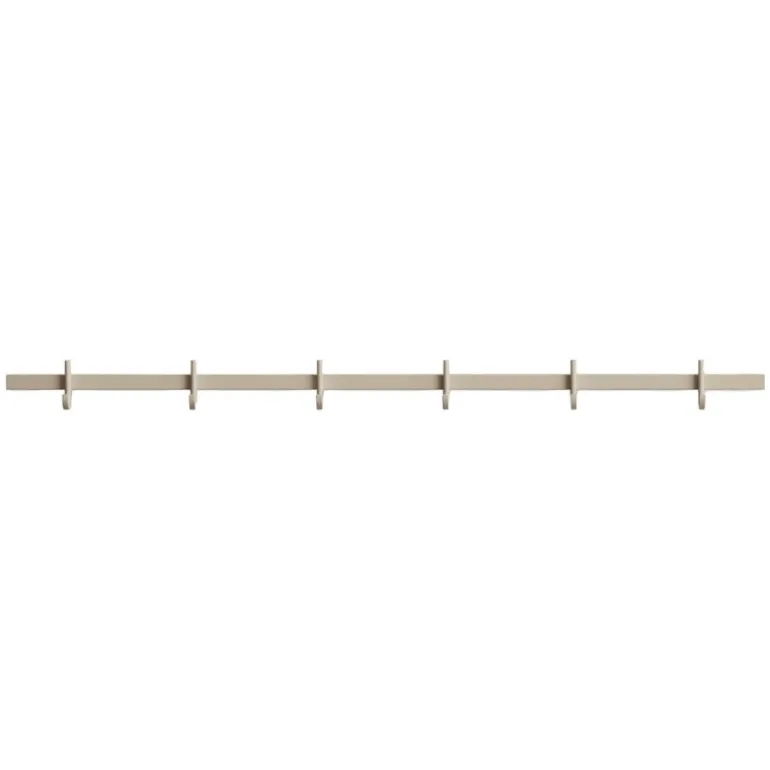 String Furniture Relief hook rail, medium, 82 cm, beige
