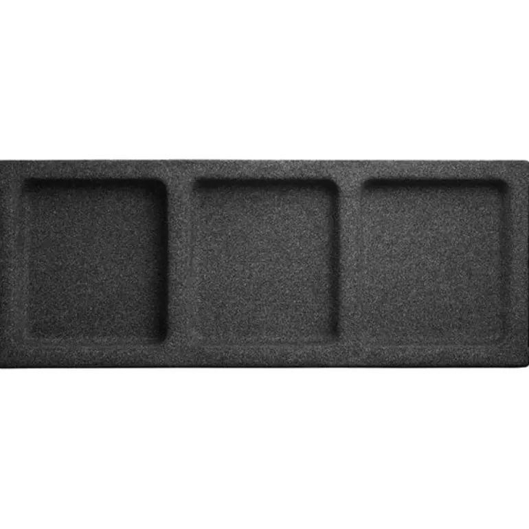 String Furniture String bowl shelf, felt, light grey