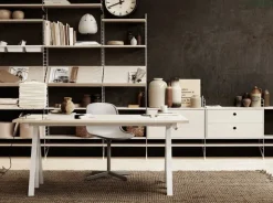 String Furniture String bowl shelf, white