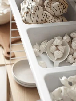 String Furniture String bowl shelf, white