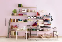 String Furniture String bowl shelf, white