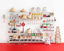 String Furniture String bowl shelf, white