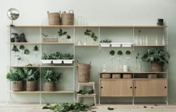 String Furniture String bowl shelf, white