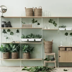 String Furniture String bowl shelf, white