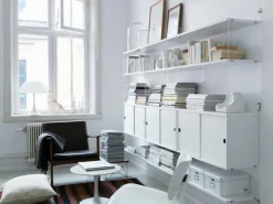 String Furniture String cabinet, 78 x 30 cm, white