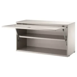 String Furniture String cabinet with flip door, 78 x 30 cm, beige