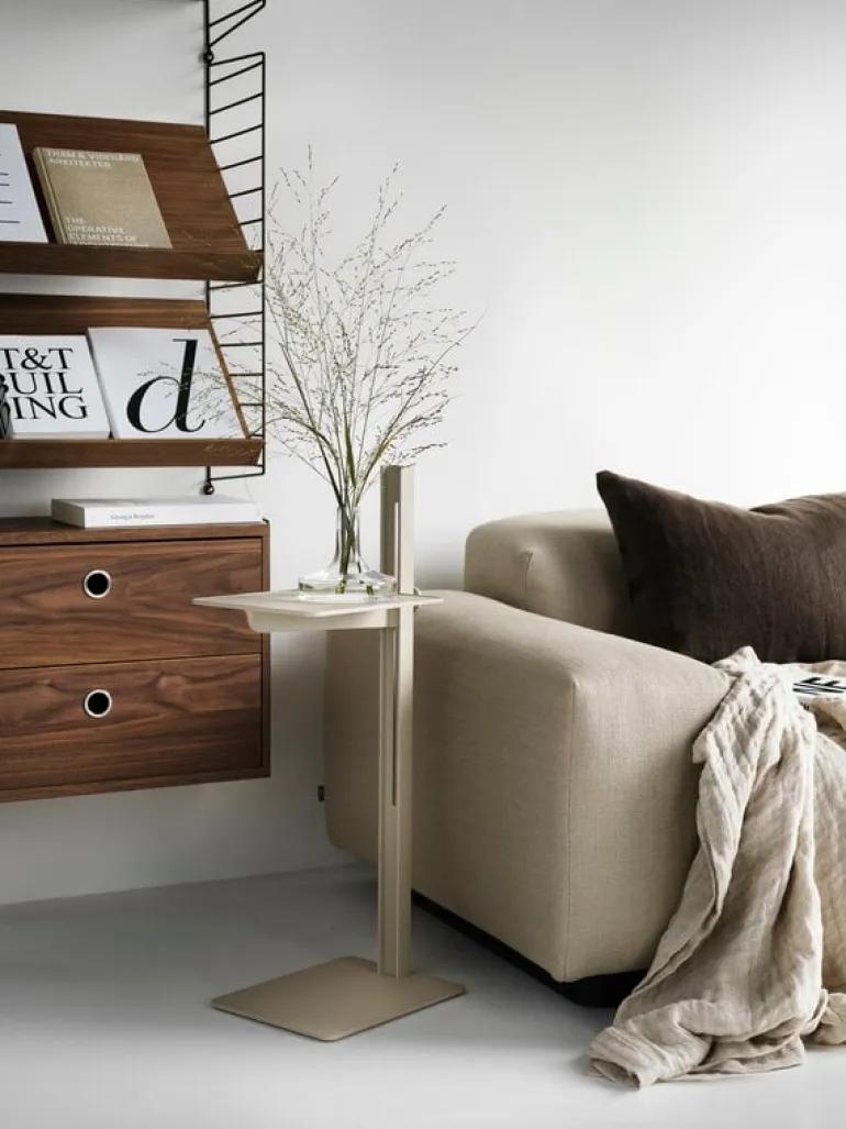 String Furniture String chest with 2 drawers, 58 x 30 cm, walnut