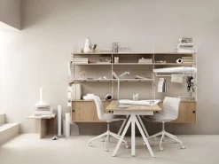 String Furniture String cabinet, 78 x 30 cm, oak