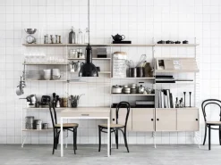 String Furniture String cabinet, 78 x 30 cm, ash