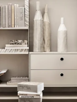 String Furniture String chest with 2 drawers, 78 x 30 cm, beige