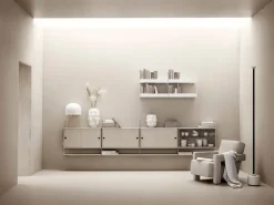 String Furniture String cabinet, 78 x 30 cm, beige