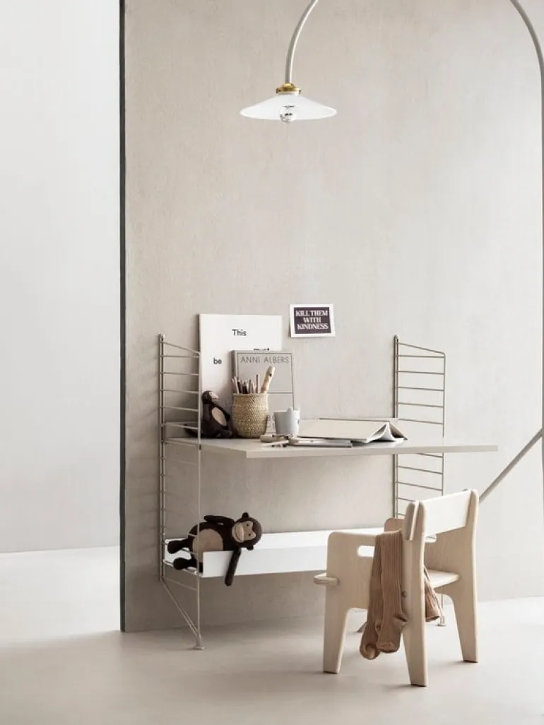 String Furniture String floor panel 85 x 30 cm, 2-pack, beige